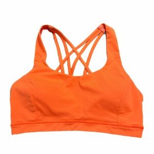 Lululemon Free to Be Serene Bra *C/D Cup (Highlight Orange) Size 6